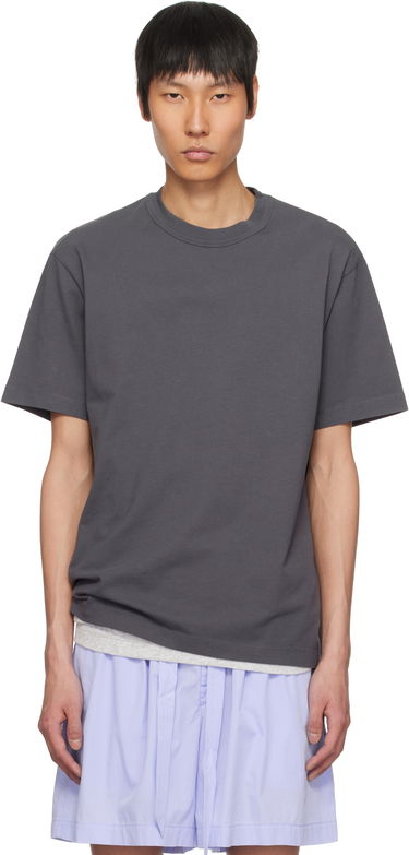Tričko TEKLA Tekla Sleeping T-Shirt Šedá | TSH-WBL, 0