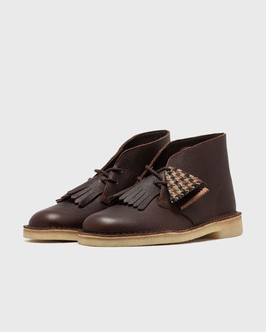 Tenisky a topánky Clarks Fringed Textured Leather Desert Boot Hnedá | 26183082, 2