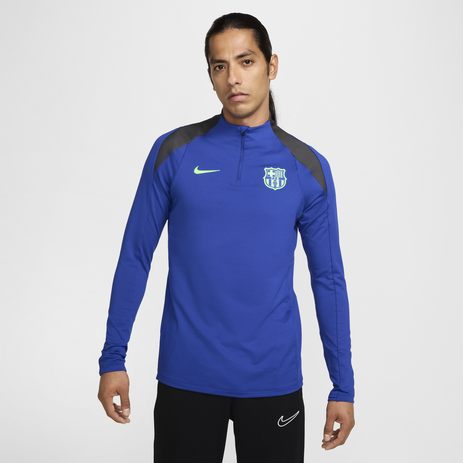 Sveter Nike FC Barcelona Strike Dri-FIT Football Training Top Modrá | FQ2620-417, 1