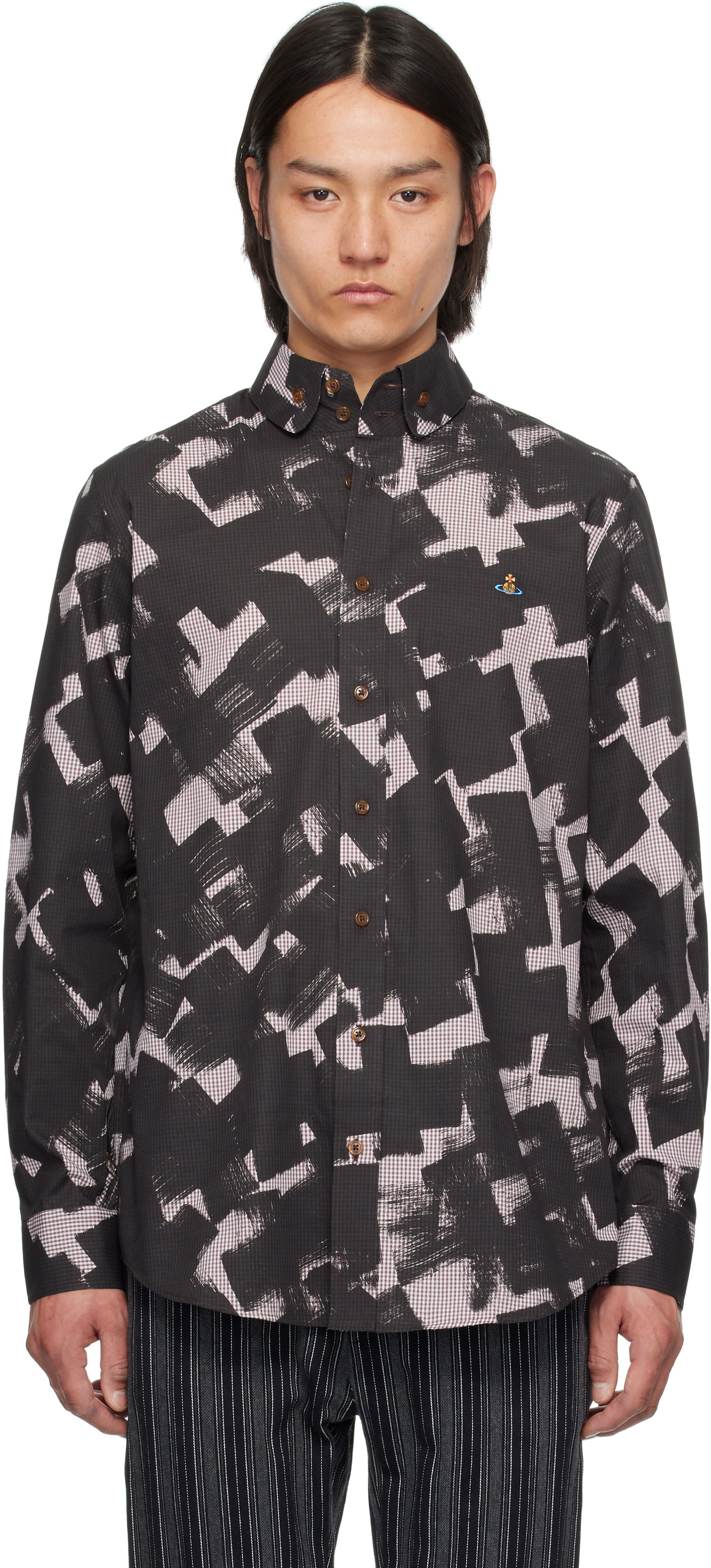 Košeľa Vivienne Westwood Vivienne Westwood Krall Two Button Shirt Rôznofarebný | 24010005-W012P-, 0