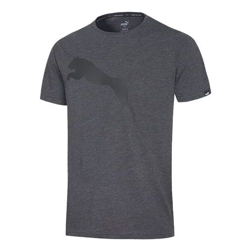 Tričko Puma Large Logo Short Sleeve T-Shirt Šedá | 593040-07