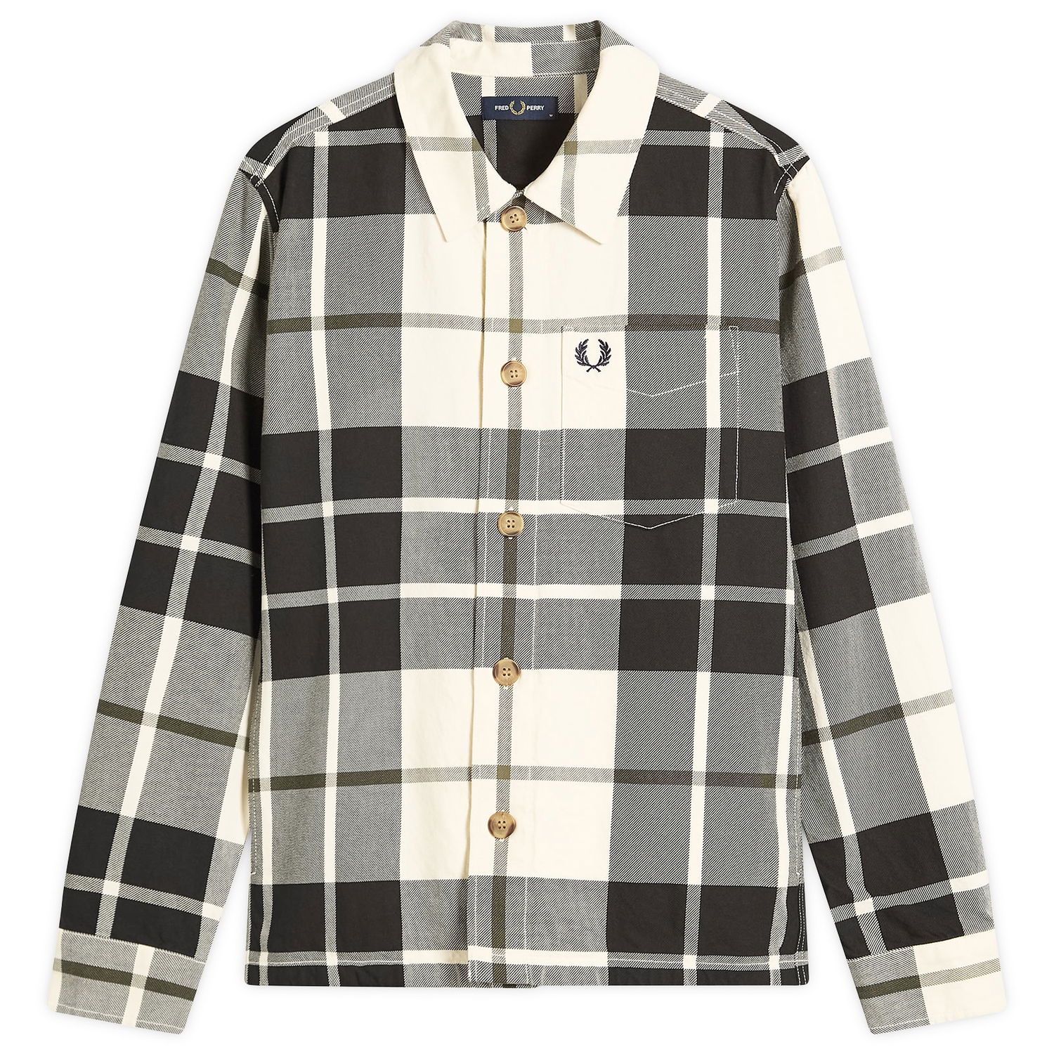 Košeľa Fred Perry Fred Perry Tartan Twill Overshirt Rôznofarebný | M1724-560, 1