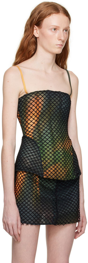Šaty Miaou Miaou Libra Fishnet Camisole Top Rôznofarebný | 7063FNTAUR, 1