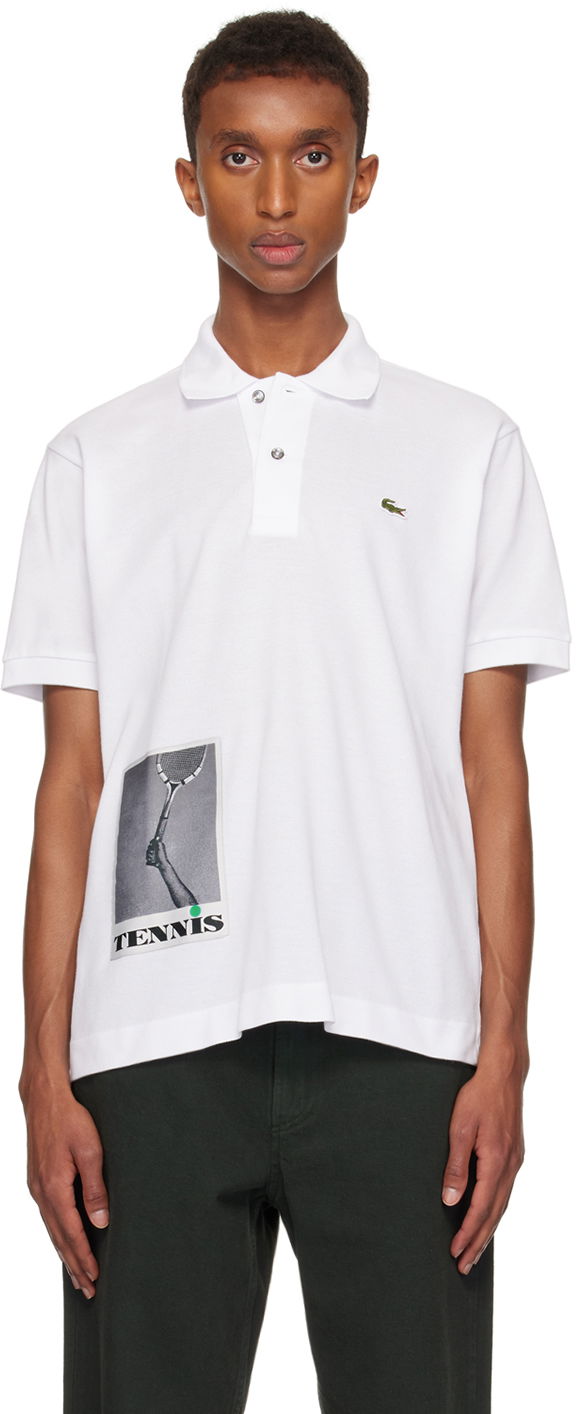 Polo tričko Lacoste Polo With Print Biela | PH1428
