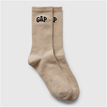 GAP Logo Crew Socks Wicker 861384-09