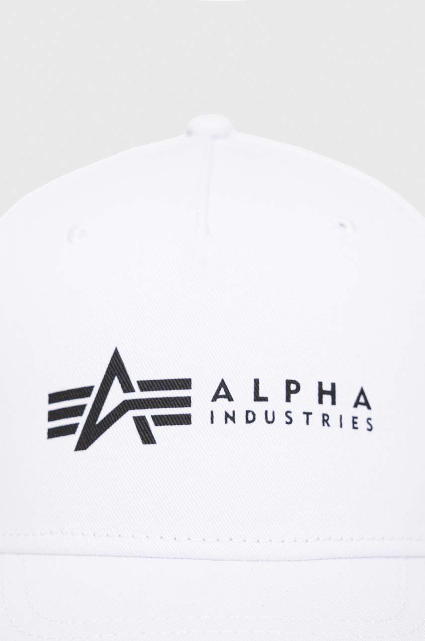 Šiltovka Alpha Industries Cap Biela | 126912.09, 1
