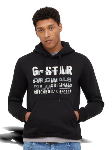 Mikina G-Star Raw Hoodie Čierna | D22232.A971