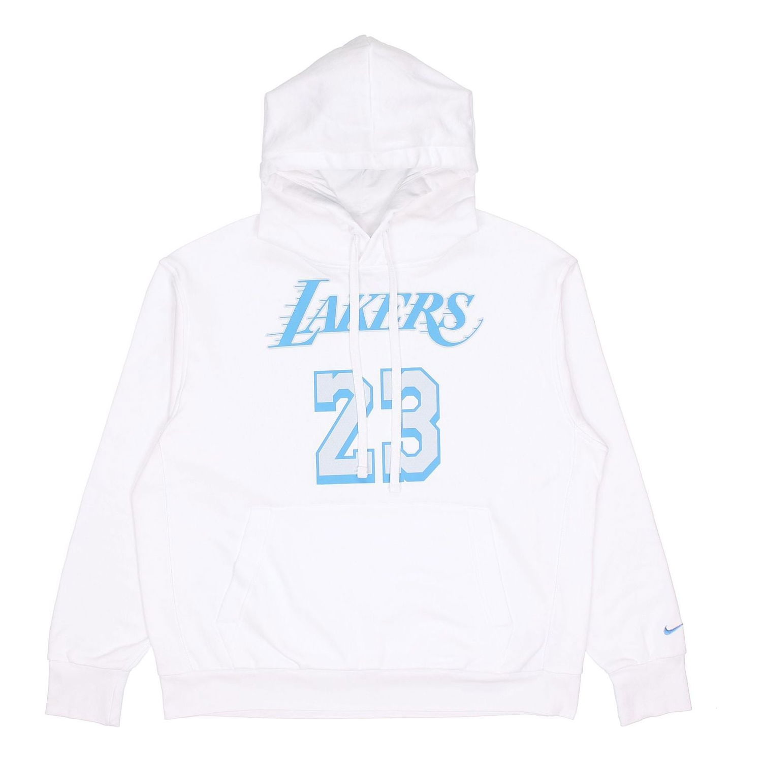 Mikina Nike NBA Los Angeles Lakers City Edition Fleece Hoodie Biela | CV2606-100, 0