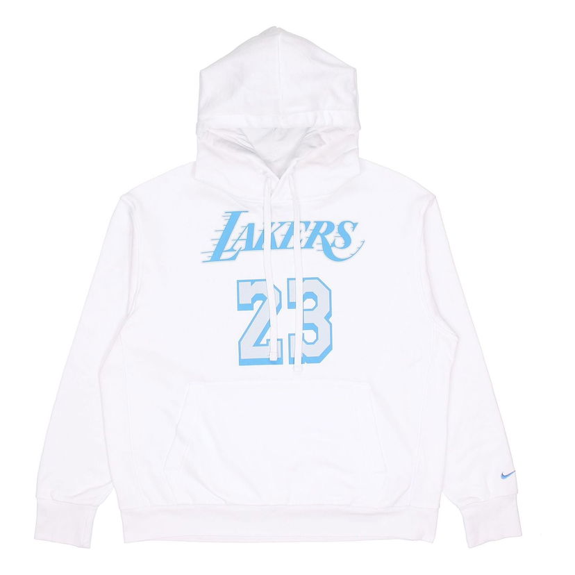 Mikina Nike NBA Los Angeles Lakers City Edition Fleece Hoodie Biela | CV2606-100