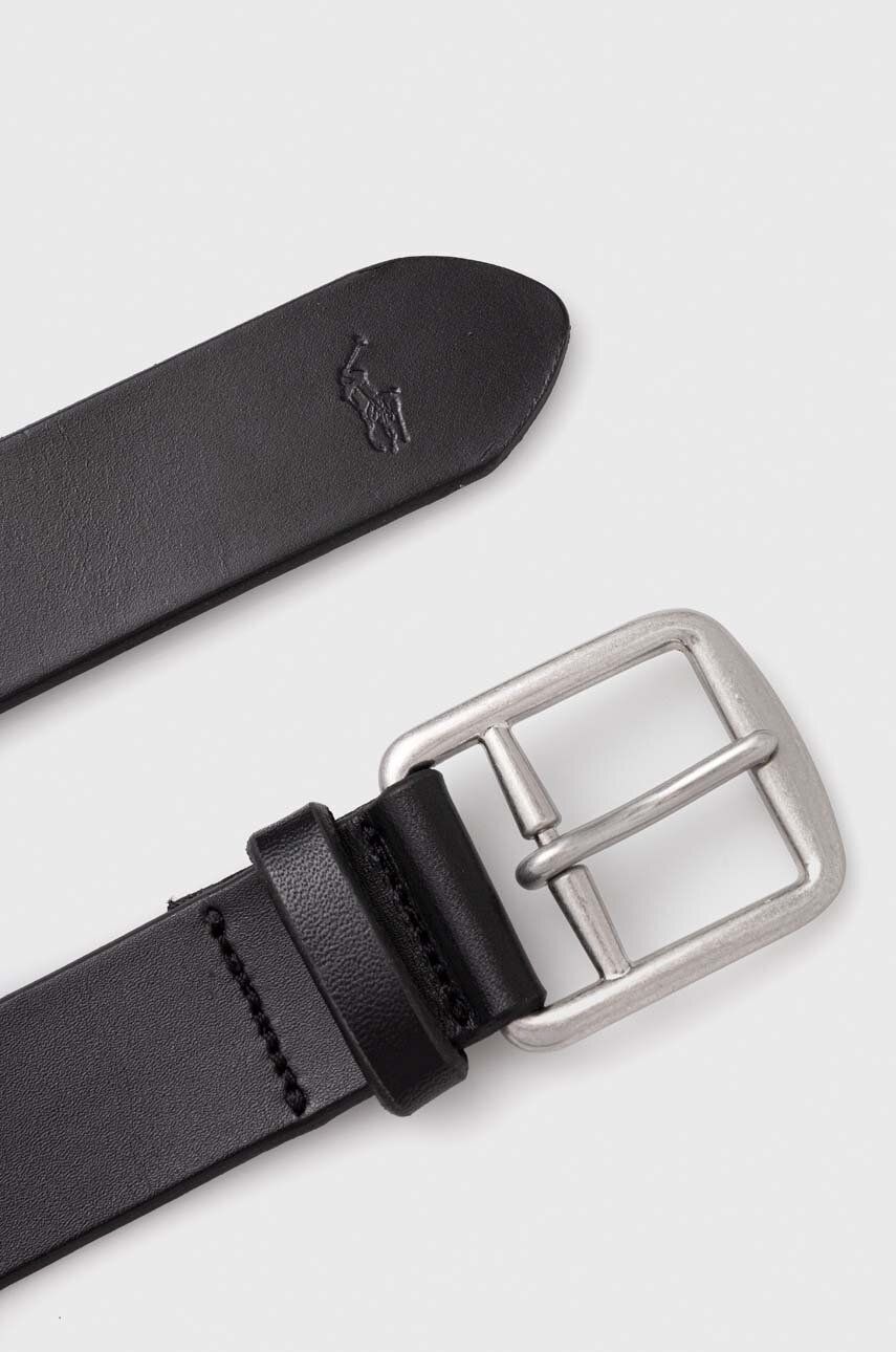 Opasok Polo by Ralph Lauren Leather Belt by Polo Ralph Lauren Čierna | 405913732, 1
