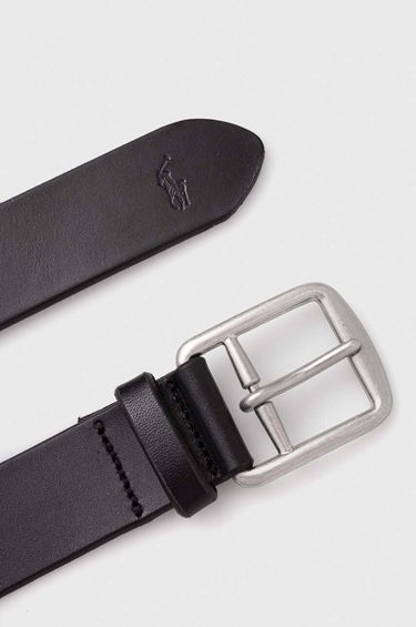 Opasok Polo by Ralph Lauren Leather Belt by Polo Ralph Lauren Čierna | 405913732, 1