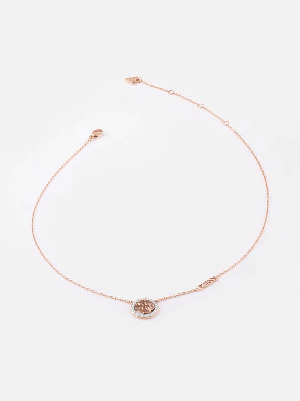Náhrdelník GUESS "Life In 4G” Necklace Metalická | JUBN02141JW, 0
