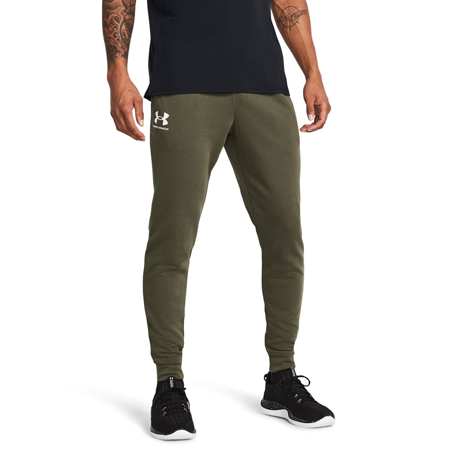 Tepláky Under Armour Rival Terry Jogger Green Zelené | 1380843-390, 0