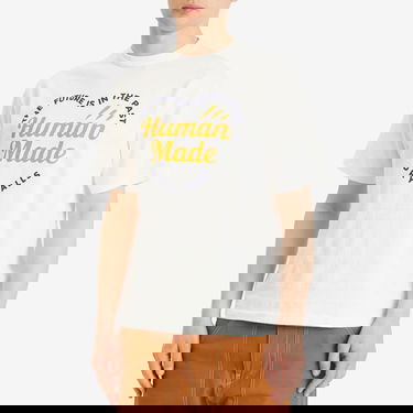 Tričko Human Made Human Made Word Heart Graphic T-Shirt, Size Large Biela | HM29TE011-WHT, 2