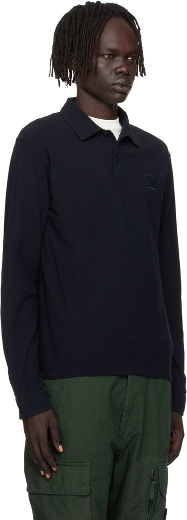 Polo tričko Stone Island Stone Island Long Sleeve Cotton Jersey Polo Šedá | K2S15 2200011 S0F11, 4