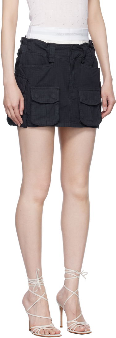 Sukňa Alexander Wang Alexander Wang Cargo Miniskirt Čierna | 4DC1255569, 1