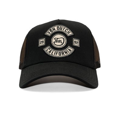Šiltovka Von Dutch Von Dutch Trucker MC Logo Cap Čierna | VD/0/CAS1/BIK/BLA, 1