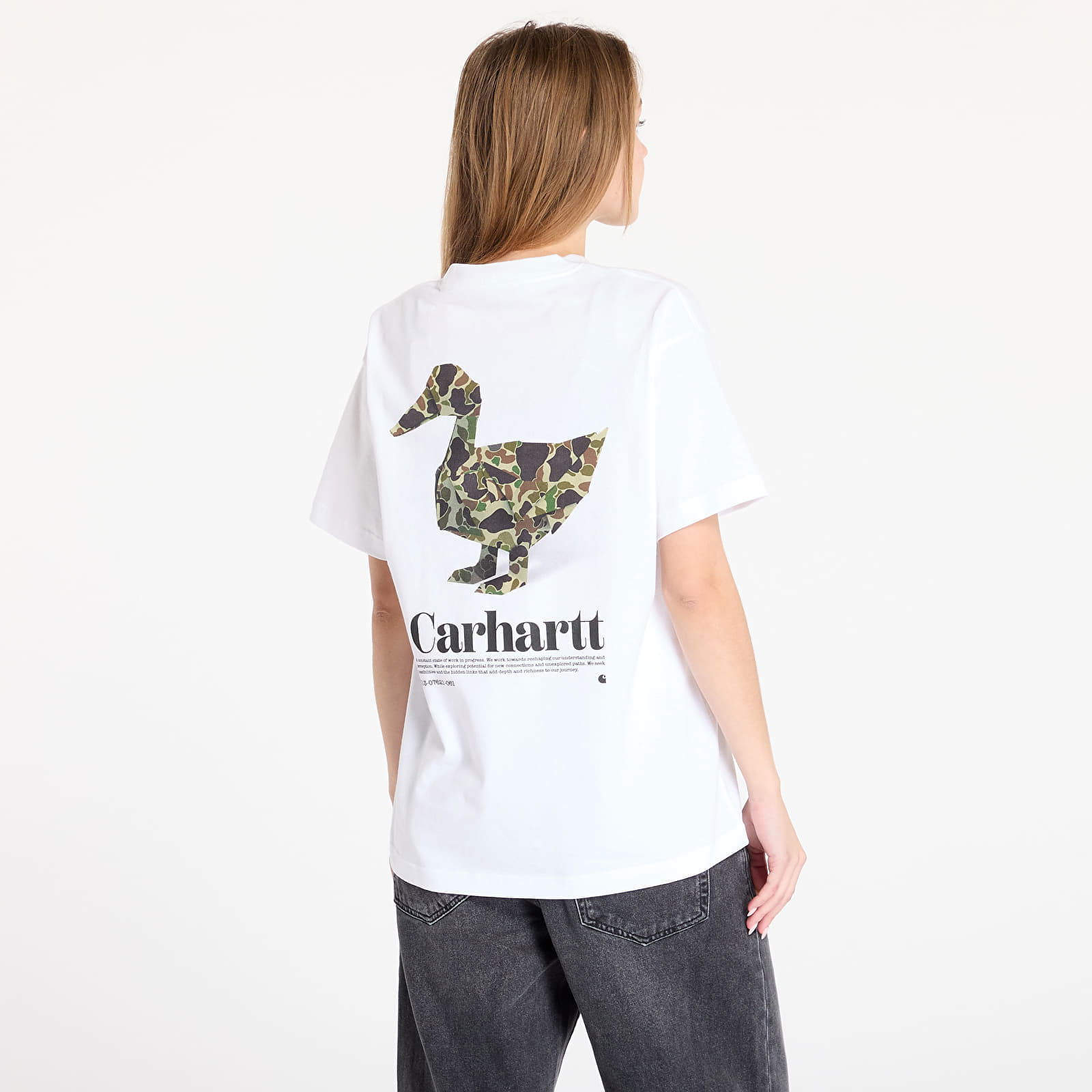 T-shirt S/S Fold Duck T-Shirt UNISEX White S