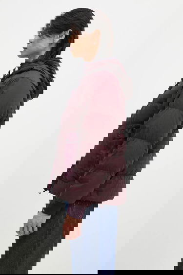 Prešívaná bunda C.P. Company Outerwear Bi-Tm Hooded Puffer Jacket Vínová | 17CMOW266A110185G, 1