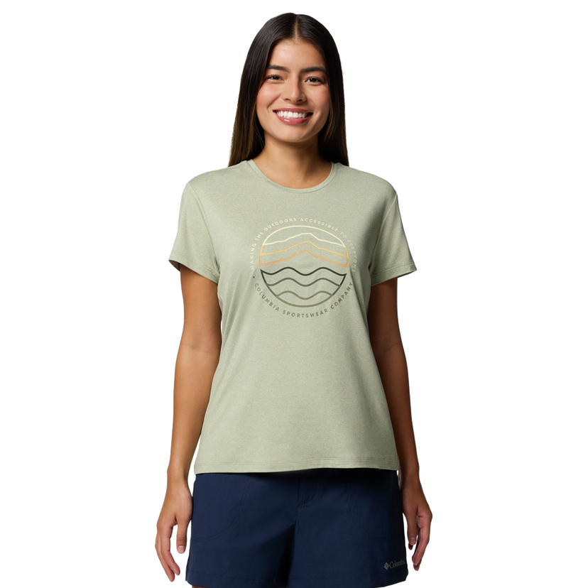 Tričko Columbia Sloan Ridge Graphic Short Sleeve T-Shirt Zelené | 2077451349