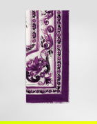 Dolce & Gabbana Majolica Print Cashmere and Silk Stole