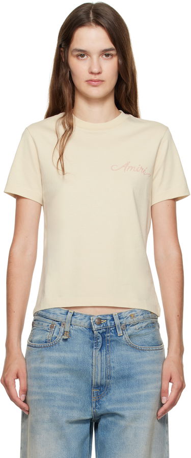 Tričko AMIRI Amiri Bandana Patch T-Shirt Béžová | AWJYTE1061, 0