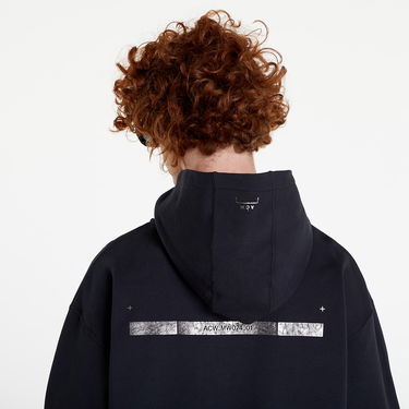 Mikina A-COLD-WALL* Foil Grid Hoodie Čierna | ACWMW074 Black, 2