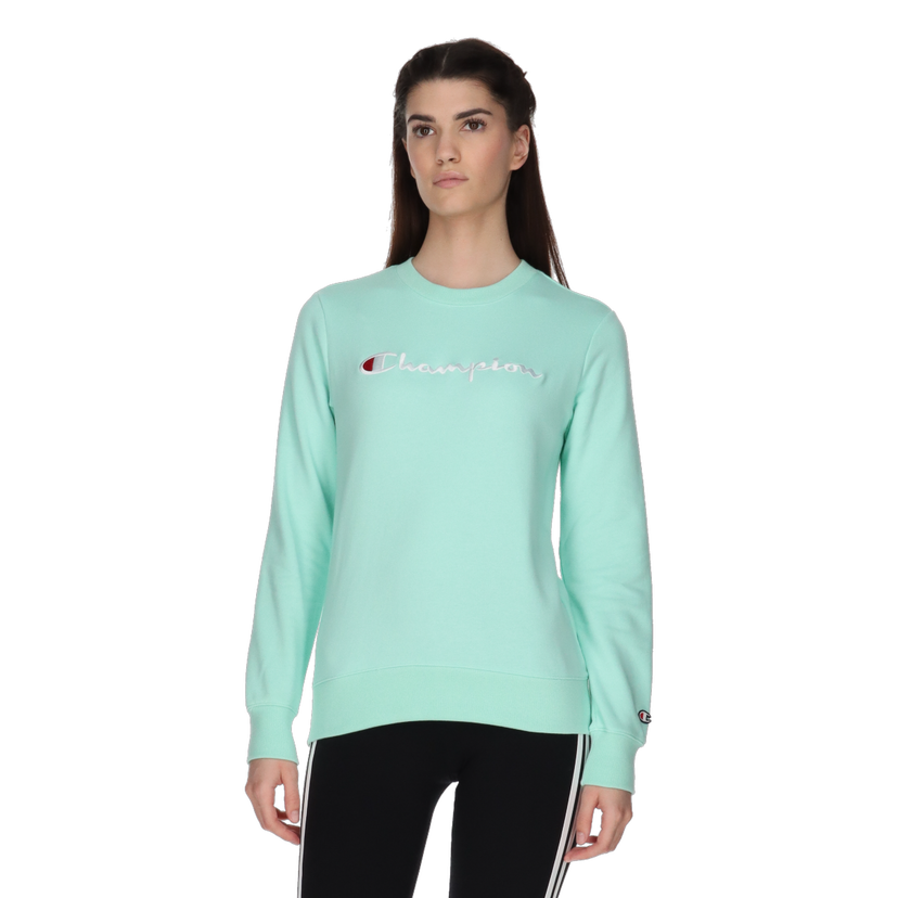 Mikina Champion Crewneck Sweatshirt Tyrkysová | 117117-GS009