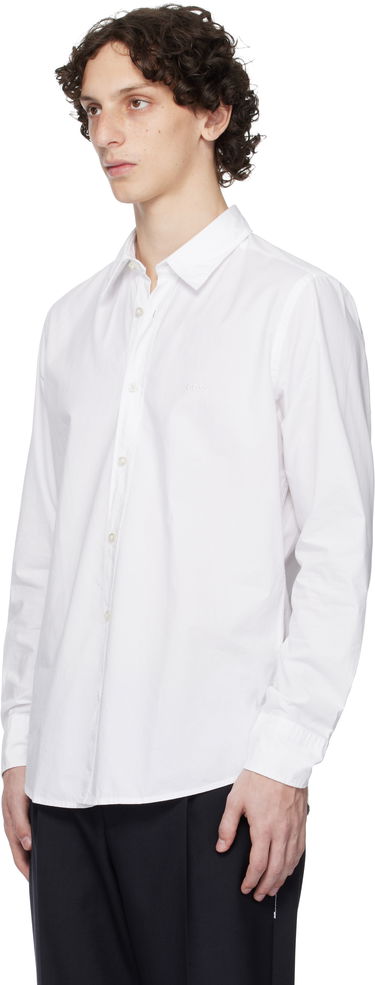 Košeľa BOSS Regular-Fit Cotton Poplin Shirt Biela | 50518304, 4