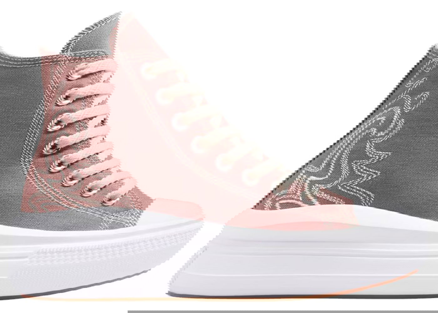 Tenisky a topánky Converse Chuck Taylor All Star Move Platform Hi Western Embroidery Saddle W Ružová | A03905C, 0