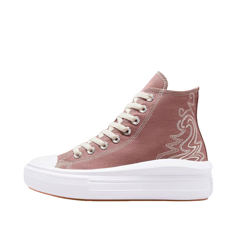 Tenisky a topánky Converse Chuck Taylor All Star Move Platform Hi Western Embroidery Saddle W Ružová | A03905C