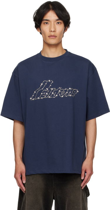 Tričko We11done Pearly 'Se11done' Logo T-Shirt by We11done Navy | WD-TT2-25-735-U-NV, 0