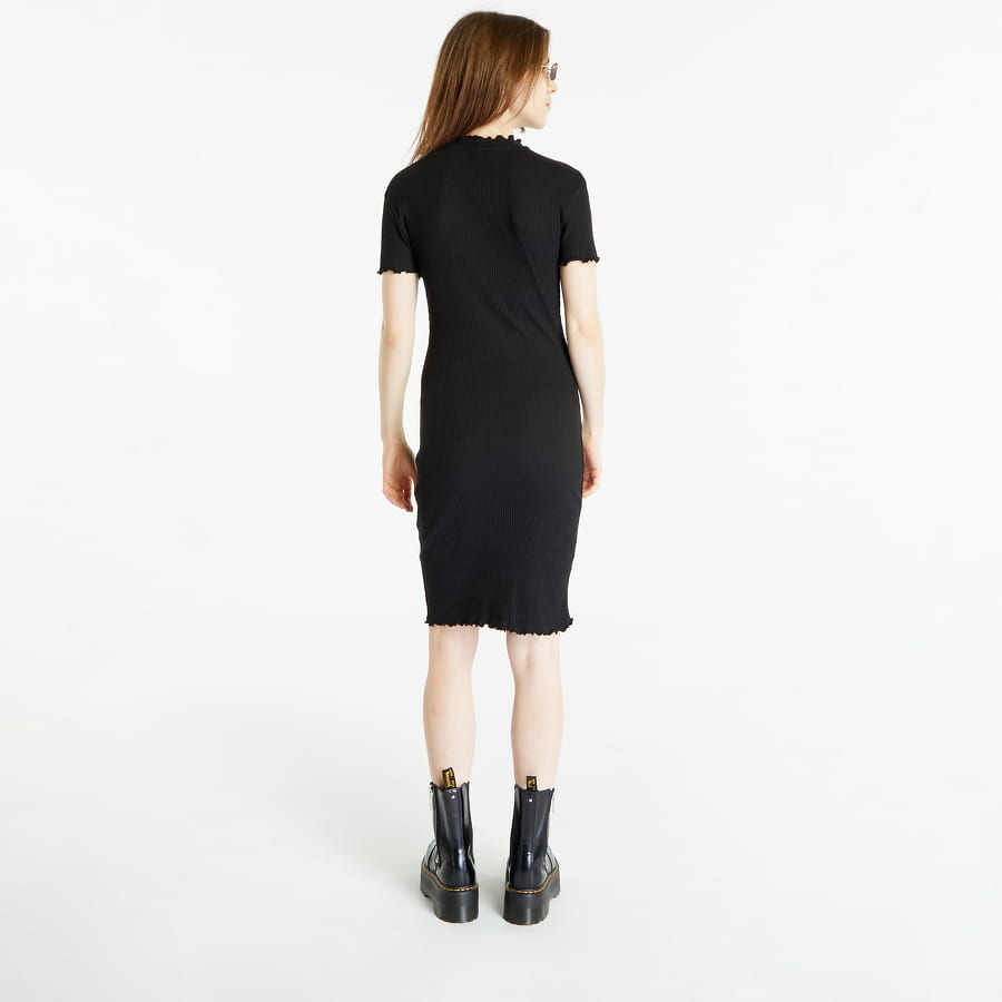Šaty Urban Classics Rib Tee Dress Čierna | TB3641-00007, 1