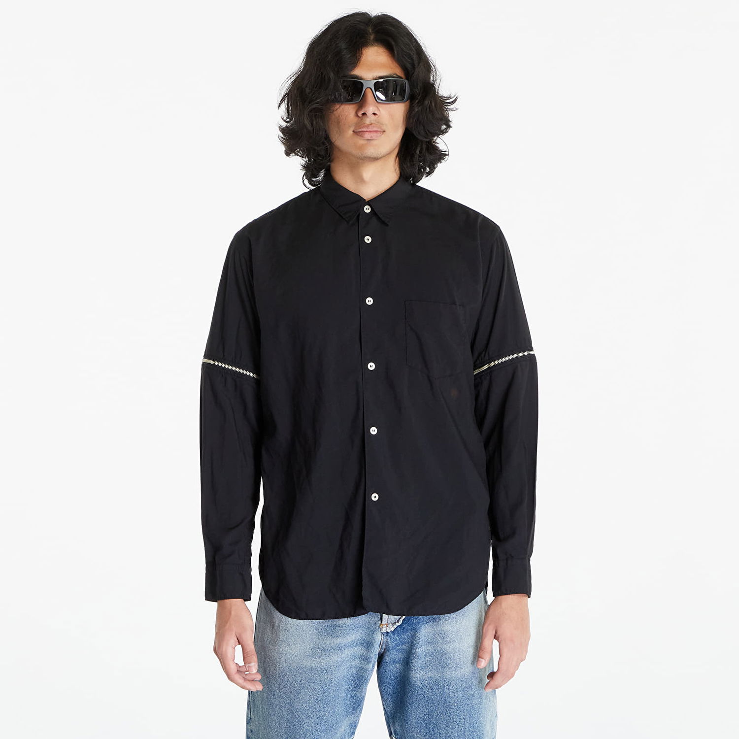 Košeľa Comme des Garçons SHIRT Woven Shirt Čierna | FL-B038 Black, 0