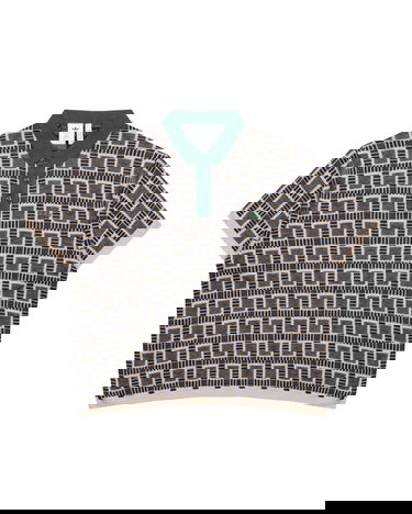 Polo tričko adidas Originals BRAIN DEAD Knit Polo Shirt Béžová | JN7151, 0