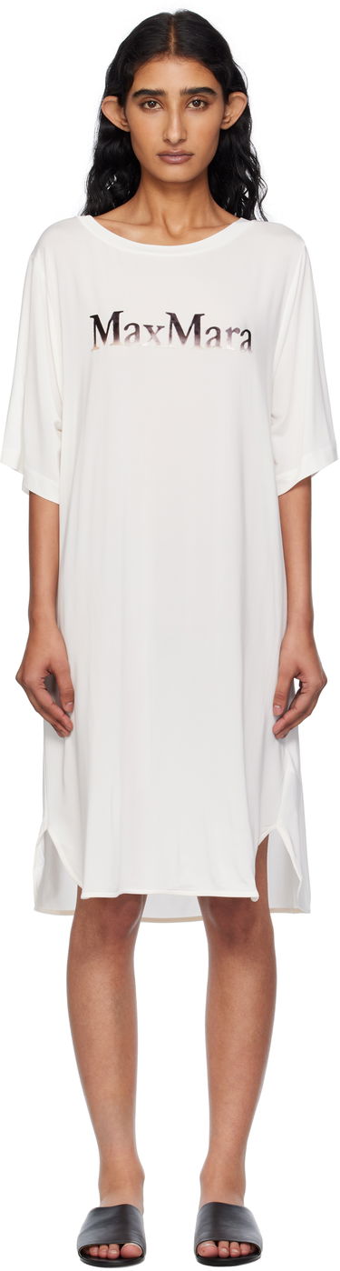 Šaty Max Mara Max Mara Luna T-Shirt Minidress Biela | 2516621039600, 0