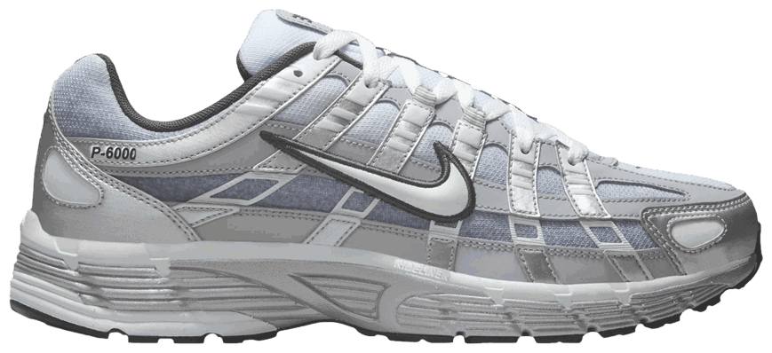 Tenisky a topánky Nike P-6000 Metallic Silver Summit White-Wolf Grey Šedá | IH4465-095, 0