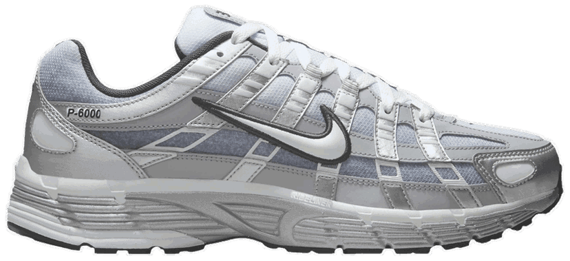 Tenisky a topánky Nike P-6000 Metallic Silver Summit White-Wolf Grey Šedá | IH4465-095