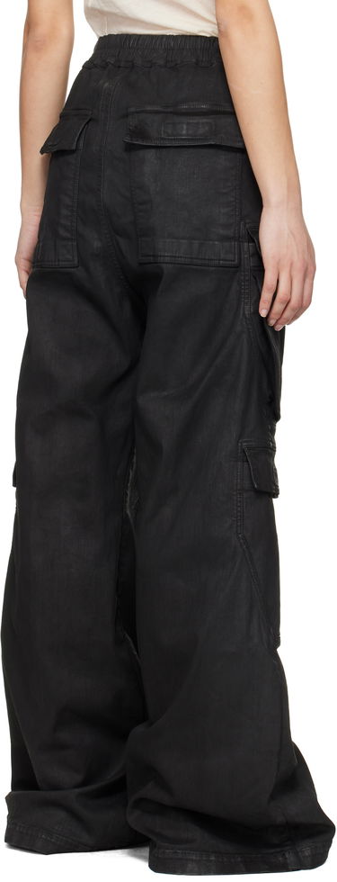 Cargo nohavice Rick Owens Rick Owens DRKSHDW Hollywood Double Cargo Jumbo Belas Pants Čierna | DS01E3324 SBW, 2