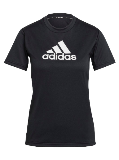 Tričko adidas Performance Tee Primeblue Designed 2 Move Logo Sport Čierna | GL3820