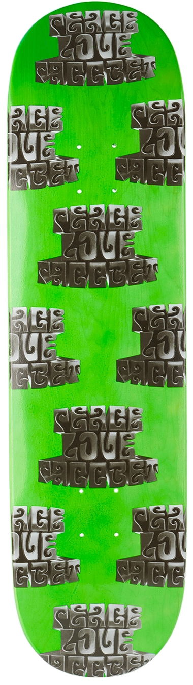 Flexstyle PACCBET Rassvet Green 3D Skateboard Deck, 8.1 in Zelené | PACC10SK14, 0