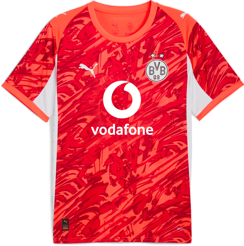 Dres Puma Borussia Dortmund Goalkeeper Replica Jersey Rôznofarebný | 946434-99
