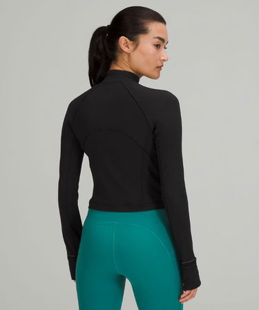 Mikina lululemon It's Rulu Cropped Half-Zip Running Top Čierna | prod10641685, 2