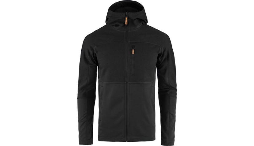 Mikina FJÄLLRÄVEN Abisko Trail Hooded Fleece Čierna | F82257-550