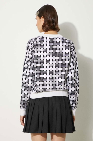 Sveter KENZO Weave Cardigan Biela | FE62CA4723CA.02, 1