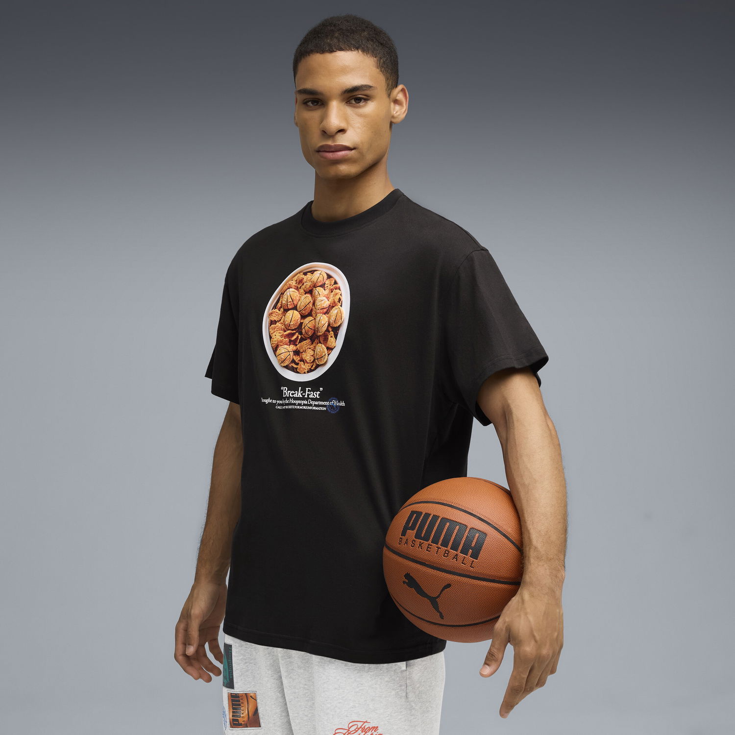 Tričko Puma Hooptopia Break Fast T-Shirt Čierna | 632881_01, 0