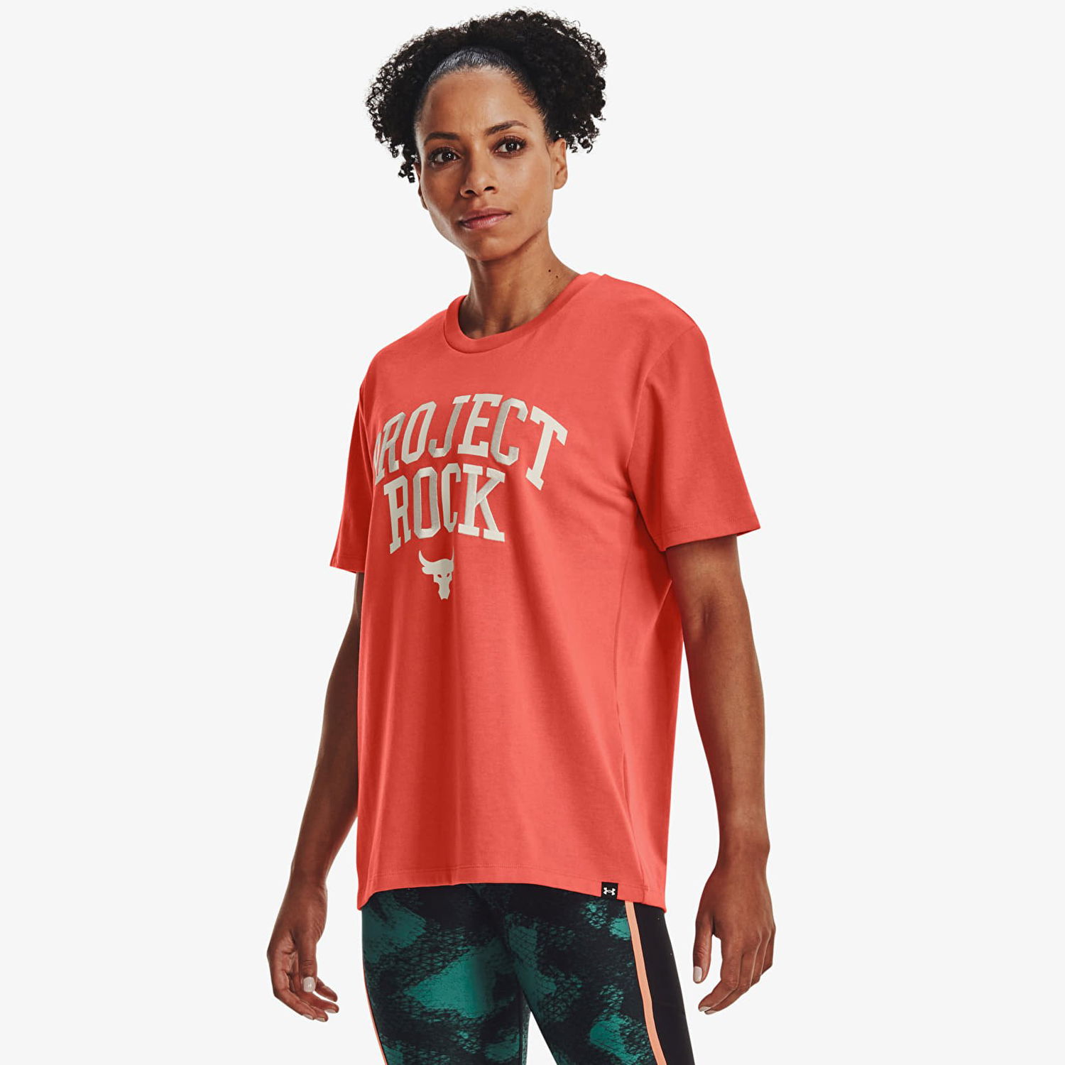 Tričko Under Armour Project Rock Heavyweight Campus T-Shirt Červená | 1377449-872, 0
