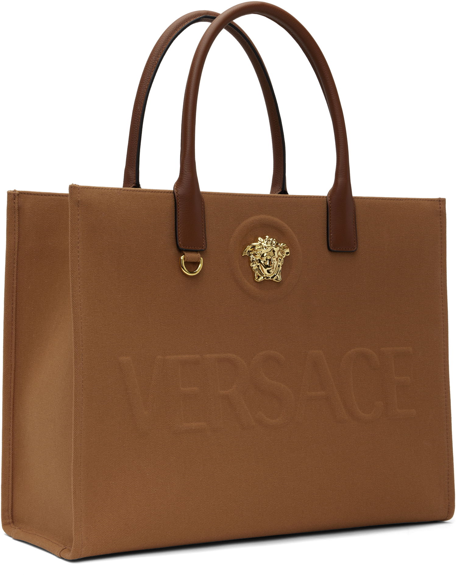Tote bag Versace Versace 'La Medusa' Canvas Large Tote Hnedá | 1004741_1A03095_1NF0V, 1