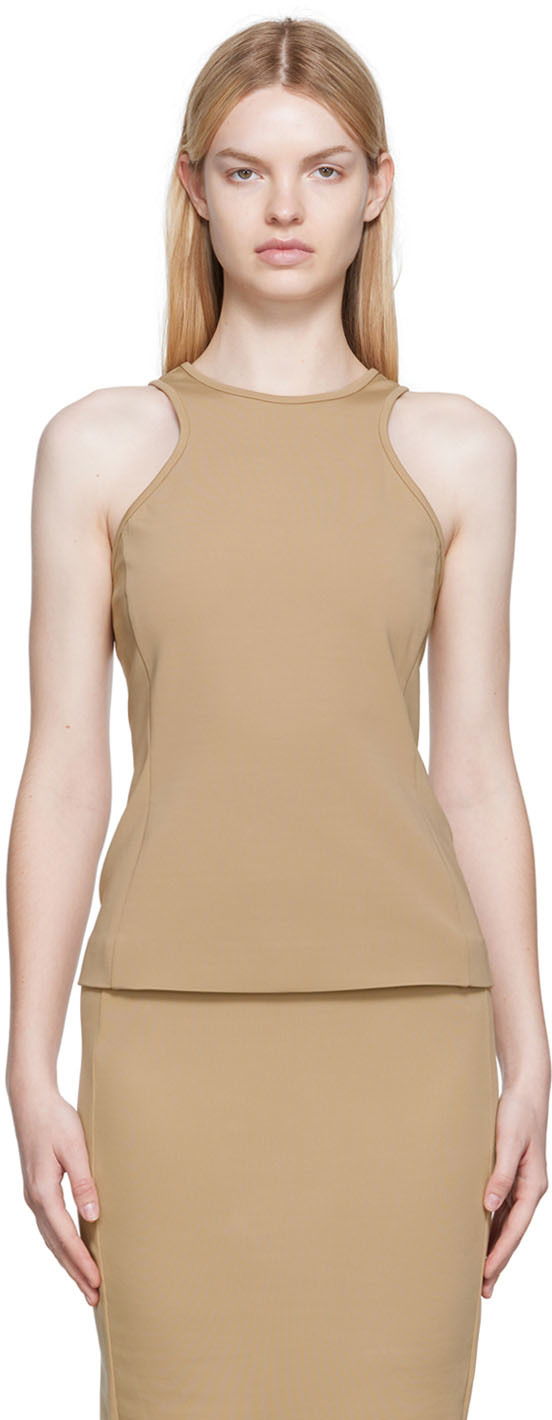 Tielko Max Mara Max Mara Fascino Tank Top Béžová | 19460729600 MM13027, 0
