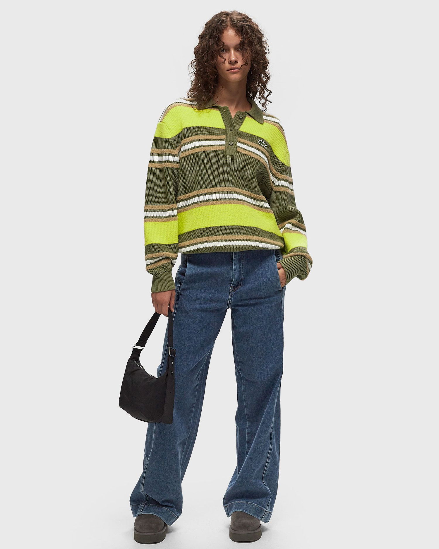 Polo tričko Lacoste TRICOT Zelené | AF3442-ICX, 1